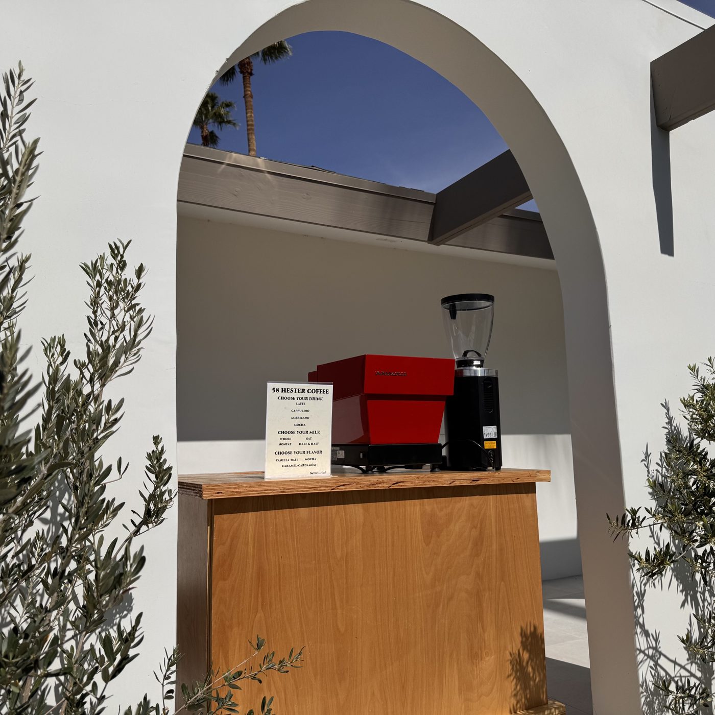 Luxury coffee cart catering Luxury mobile coffee cart setup for a Southern California event